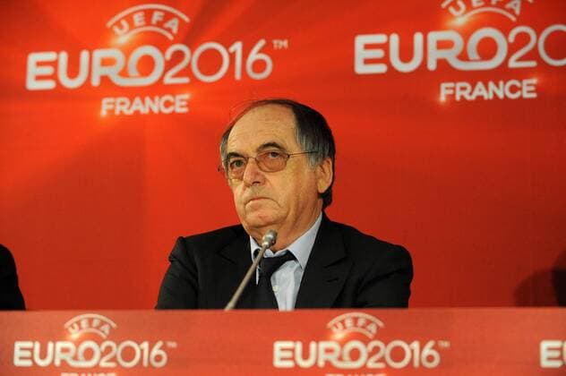 Noel le Graet ( President de la Federation Francaise de Football ) FOOTBALL : Comite de pilotage UEFA EURO 2016 - Paris - 23 10 2012 N.LeGouic FEP Panoramic 