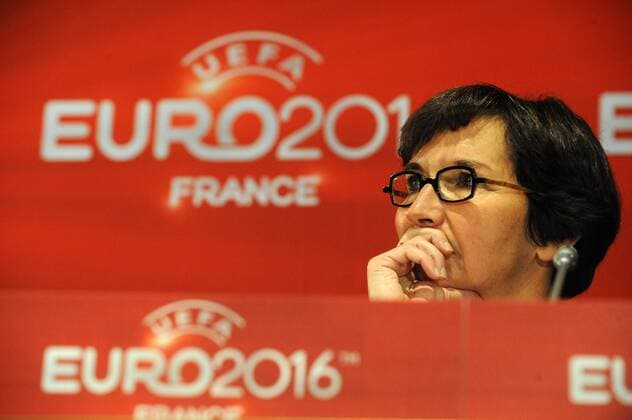 Valerie Fourneyron ( Ministre des Sports ) FOOTBALL : Comite de pilotage UEFA EURO 2016 - Paris - 23 10 2012 N.LeGouic FEP Panoramic 