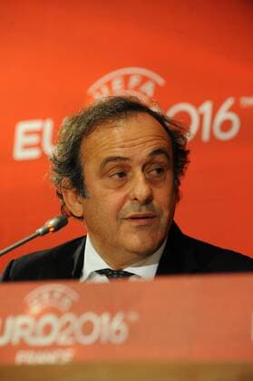 Michel Platini ( President UEFA ) FOOTBALL : Comite de pilotage UEFA EURO 2016 - Paris - 23 10 2012 N.LeGouic FEP Panoramic 