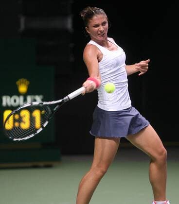 TEB BNP Paribas WTA Tennis Damen Championships Day 1 match - Sara Errani of Italy at Sinan Erdem Dome Istanbul - 23.10.2012 