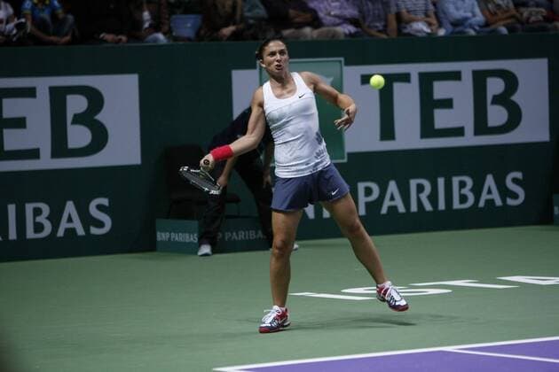 TEB BNP Paribas WTA Tennis Damen Championships Day 1 match - Sara Errani of Italy at Sinan Erdem Dome Istanbul - 23.10.2012 