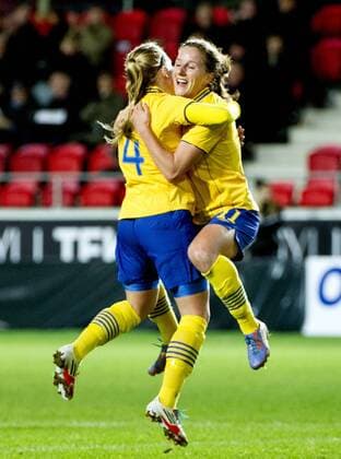 Växjö Sweden 2012 10 23 Exhibitions game Ladies 2012 Sweden vs Schweiz Antonia Göransson (SWE) 3-0 