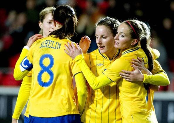 Växjö Sweden 2012 10 23 Exhibitions game Ladies 2012 Sweden vs Schweiz Antonia Göransson (SWE) 3-0 