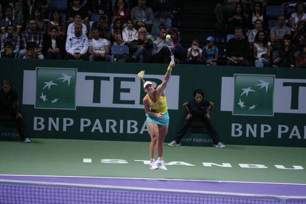 Angelique Kerber -TEB BNP Paribas WTA Tennis Damen Championships Day 1 match - at Sinan Erdem Dome Istanbul, Turkey - 23.10.2012 Scored: 