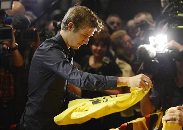Andy Schleck Präsentation der 100. Tour de France 2013 - Paris - 24 10 2012 xPhotonewsxPanoramicx 