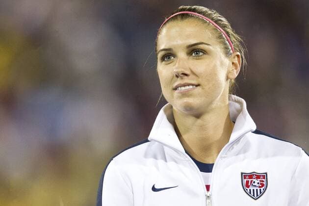 Oct. 23, 2012 - East Hartford, Conn, U.S - October 23, 2012: US Women s National Team forward Alex Morgan (13) looks on during the introductions prior to the U.S. Women s National Team vs. Germany Women s National Team- International Friendly at Rentschler Field - East Hartford, Connecticut. The U.S Women s National Team tied the Germany Women s National team 2-2 . SOCCER 2012: Germany vs U.S. Women s National Team OCT 23 - ZUMAc04