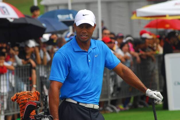 Malaysia PGA Golf Herren tour golf 25 octobre 2012 Tiger Woods USA during round one of CIMB classic.Halim Berbar