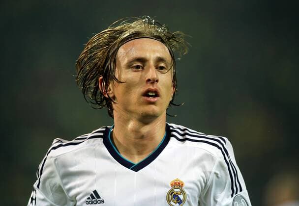 Luka Modric Einzelbild Aktion Real Madrid 24.10.2012 Fußball Fussball Signal-Iduna-Park Dortmund Herren UEFA Championsleague Primera Division Saison 2012 2013