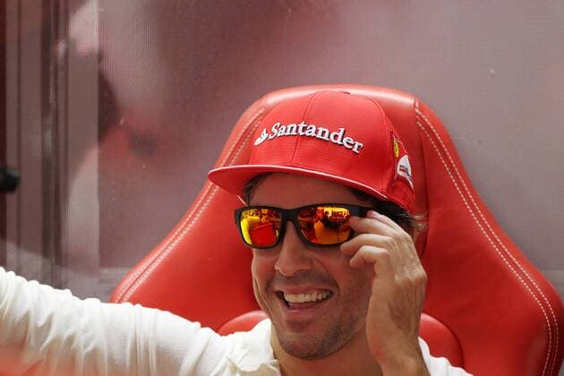 26.10.2012- Free Practice 1, Fernando Alonso (ESP) Scuderia Ferrari F2012 Indian Grand Prix, Noida - October 2012 