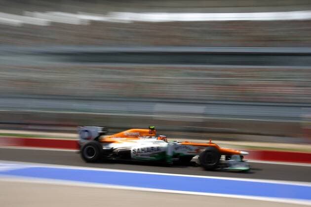 26.10.2012- Free Practice 1, Nico Hülkenberg (GER) Sahara Force India F1 Team VJM05 Indian Grand Prix, Noida - October 2012 