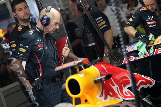 26.10.2012- Free Practice 1, Adrian Newey (GBR), Red Bull Racing , Technical Operations Director Indian Grand Prix, Noida - October 2012 