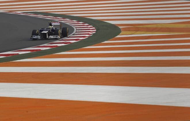 Motorsports: FIA Formula One World Championship 2012, Grand Prix of India, 19 Bruno Senna (BRA, Williams F1), xHOCHxZWEIx