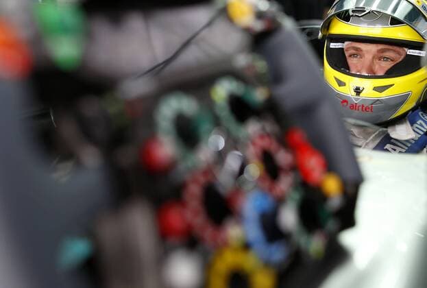 Motorsports: FIA Formula One World Championship 2012, Grand Prix of India, 8 Nico Rosberg (GER, Mercedes AMG Petronas F1 Team), xHOCHxZWEIx