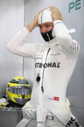 Motorsports: FIA Formula One World Championship 2012, Grand Prix of India, 8 Nico Rosberg (GER, Mercedes AMG Petronas F1 Team), xHOCHxZWEIx