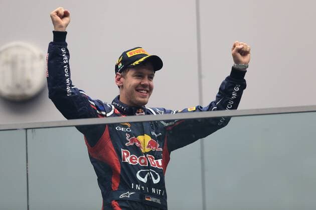 Motorsports: FIA Formula One World Championship 2012, Grand Prix of India, 1 Sebastian Vettel (GER, Red Bull Racing), xHOCHxZWEIx