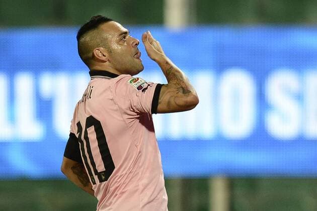 Palermo 30 10 2012 - Serie A -- US Palermo - AC Milan -- Fabrizio Miccoli 