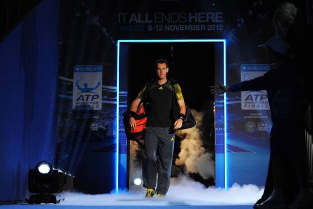 Andy Murray (GB) TENNIS : Masters London - ATP Tennis Herren - 05 11 2012 COUVERCELLE TENNISMAG PANORAMIC 
