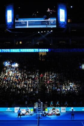 O2 arena TENNIS : Masters London - ATP Tennis Herren - 05 11 2012 COUVERCELLE TENNISMAG PANORAMIC 