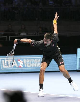 05.11.2012 London, England. Novak Djokovic (SRB) in action during the Barclays ATP Tennis Herren World Tour Finals from the 02 Arena. xHongboxChenx  ActionPlus20201952