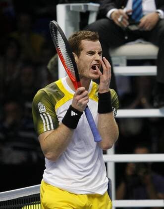 07.11.2012 London, England. Andy Murray (GBR) during the Barclays ATP Tennis Herren World Tour Finals from the 02 Arena. xHongboxChenx  ActionPlus11344959