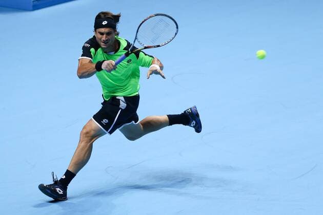 Tennis - ATP Tennis Herren World Tour finals 2012 - The O2 Arena - David Ferrer (ESP) in action at the O2 Arena, London 