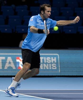 08.11.2012 London, England. Radek Stepanek (CZE) during the Barclays ATP Tennis Herren World Tour Finals from the 02 Arena. xGerryxSextonx  ActionPlus11345298