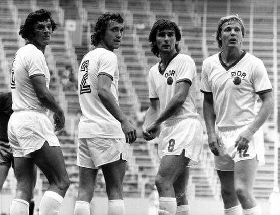 DDR, v.li.: Reinhard Lauck, Gerd Weber, Reinhard Häfner und Gerd Kische