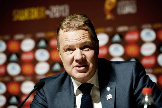 Göteborg, 09.11.2012 - UEFA press conference 2012 - President of the Swidish Football Assciation Karl Erik Nilsson (SWE) KP0300003 