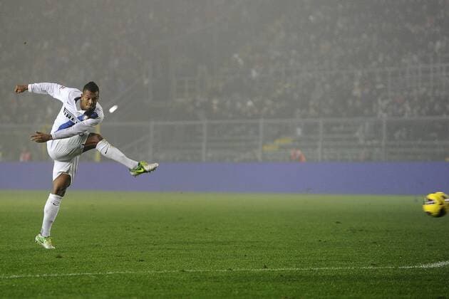 11 11 2012 : Atalanta Bergamo vs Inter Mailand: gol Fredy Guarin 