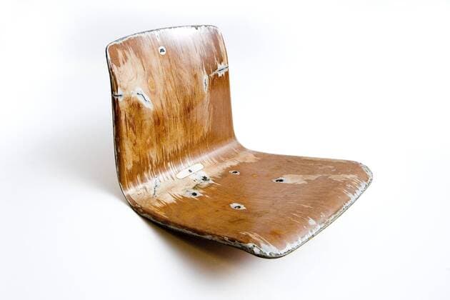 A seat during a photoshoot of the terrain where De Alkmaarderhout used to be on november 15, 2007 in Alkmaar, The Netherlands xVIxxIVx 1243543
