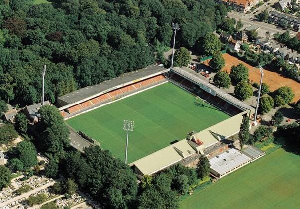 A general aerial view of the AZ stadium Alkmaarderhout on july 05, 2000 in Alkmaar, The Netherlands xVIxxIVx 1243634