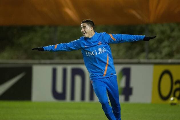 Ibrahim Afellay of Holland during the Training Session of the Dutch Team at Sportpark Nieuw Zuid on November 12, 2012 in Katwijk, The Netherlands. Training session Dutch team Training 2012 2013 xVIxLaurensxLindhoutxIVx 1244099