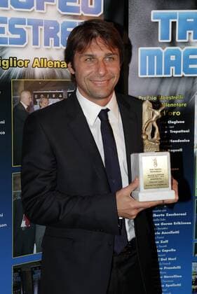 Antonio Conte (Juventus Turin) bekommt eine Auszeichnung - Montecatini Terme 12 11 2012 Football Calcio Serie A 2012 13 Premiere des Film über Tommaso Maestrelli PaoloxNucci
