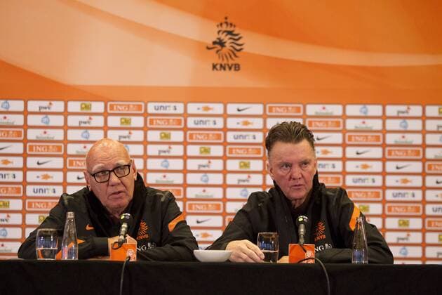 Kees Jansma, coach Louis van Gaal of Holland Training Dutch Team National team 2012 2013 xVIxLaurensxLindhoutxIVx 1244771