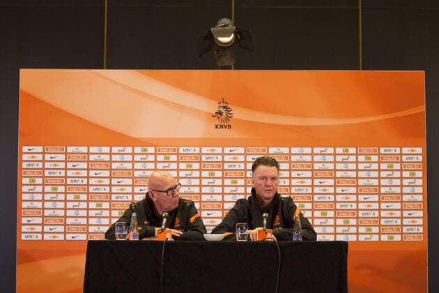 Kees Jansma, coach Louis van Gaal of Holland Training Dutch Team National team 2012 2013 xVIxLaurensxLindhoutxIVx 1244772