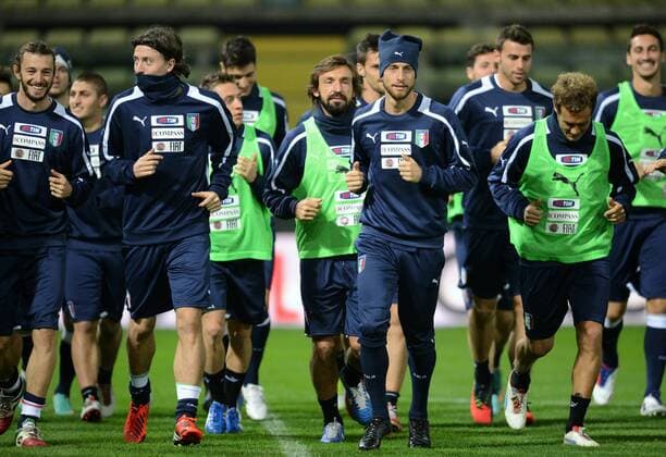 Andrea PIRLO (ita) FOOTBALL : conference de presse et entrainement France vs Italie - 13 11 2012 AnthonyBIBARD FEP Panoramic 