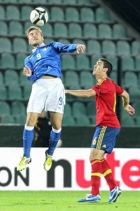 Ciro Immobile (ITA) Oriol Romeu (ESP) U21 ITA - ESP - lucaxpagliaricci
