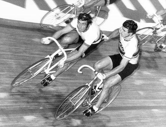 Patrick Sercu (li.) und Gregor Braun - Sechstagerennen München 1978