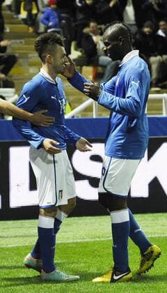 Parma, Testspiel ITA - FRA Mario Balotelli-Stephan El Shaarawy 