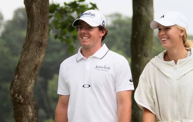 Nov. 15, 2012 - Nov 15, 2012; Hong Kong, CHINA; Rory McIlroy and his girlfriend Caroline Wozniacki during the UBS Hong Kong Open. Rory McIlroy and Caroline Wozniacki at Hong Kong Open  - ZUMAs11