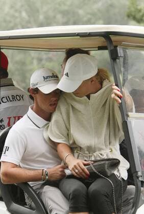 Nov. 15, 2012 - Nov 15, 2012; Hong Kong, CHINA; Rory McIlroy and his girlfriend Caroline Wozniacki during the UBS Hong Kong Open. Rory McIlroy and Caroline Wozniacki at Hong Kong Open  - ZUMAs11