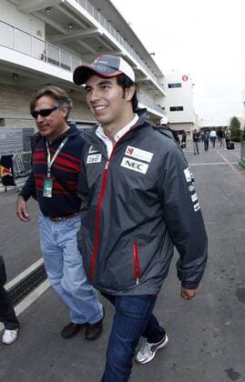 Motorsports: FIA Formula One World Championship 2012, Grand Prix of United States, 15 Sergio Perez (MEX, Sauber F1 Team), xHOCHxZWEIx
