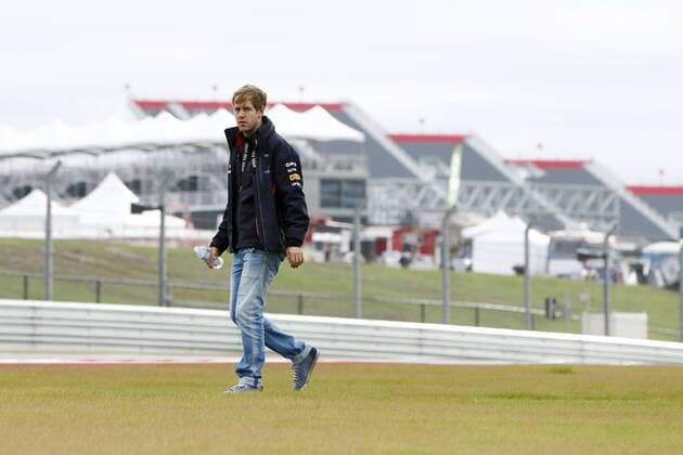 Motorsports: FIA Formula One World Championship 2012, Grand Prix of United States, 1 Sebastian Vettel (GER, Red Bull Racing), xHOCHxZWEIx