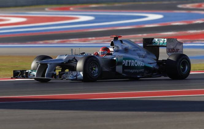 Motorsports: FIA Formula One World Championship 2012, Grand Prix of United States, 7 Michael Schumacher (GER, Mercedes AMG Petronas F1 Team), xHOCHxZWEIx
