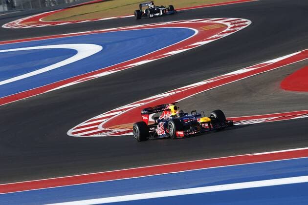 Motorsports: FIA Formula One World Championship 2012, Grand Prix of United States, 1 Sebastian Vettel (GER, Red Bull Racing), xHOCHxZWEIx