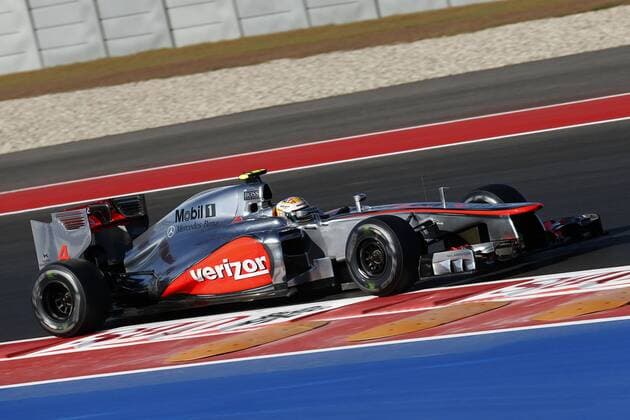Motorsports: FIA Formula One World Championship 2012, Grand Prix of United States, 4 Lewis Hamilton (GBR, Vodafone McLaren Mercedes), xHOCHxZWEIx