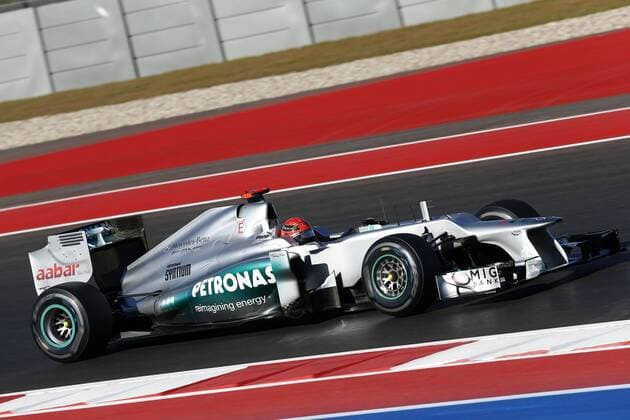 Motorsports: FIA Formula One World Championship 2012, Grand Prix of United States, 7 Michael Schumacher (GER, Mercedes AMG Petronas F1 Team), xHOCHxZWEIx