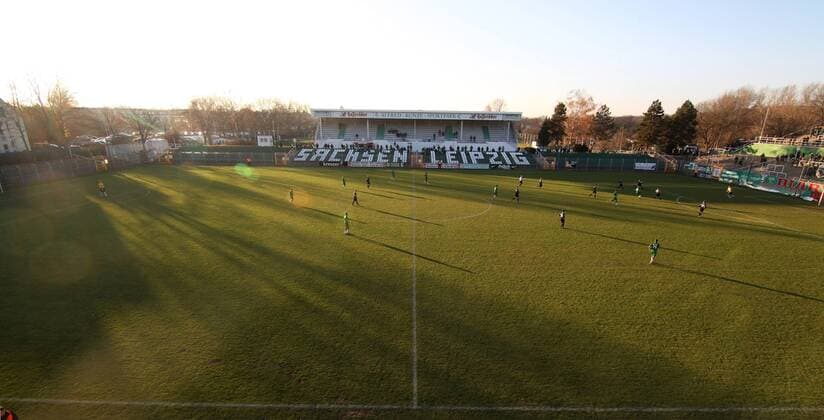 Leipzig, 17.11.2012, Alfred-Kunze-Sportpark, Fußball, Sachsenliga , BSG Chemie Leipzig, Im Bild: Stadionübersicht.