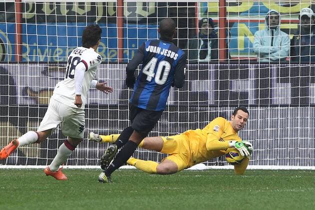 Samir Handanovic Inter - Calcio Serie A 2012 13 - Inter Mailand vs US Cagliari - PaoloxNucci