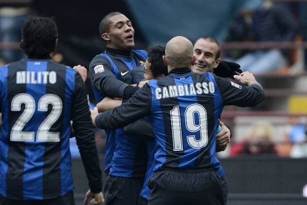 Inter Mailand - US Cagliari - esultanza gol Rodrigo Palacio 